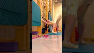 Hip Stretch Leg Split Flexibility Easy Stretch Yoga Flow shorts [upl. by Aissac73]