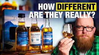 Talisker Taste Test Talisker 10 vs Talisker Skye vs Talisker Storm [upl. by Anes]