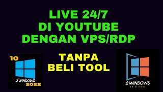 FFMPEG  LIVE YOUTUBE PAKAI RDP DENGAN FFMPEG [upl. by Annait]