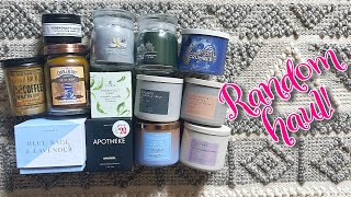 Random haul 🛍️ candle first impressions 🛍️ from Yankee Bath amp Body Works Swan Creek among others [upl. by Olnton]