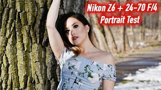 Nikon Z6 Portraits with the 2470 F4 [upl. by Anaiek]