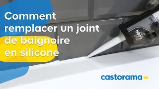 Comment remplacer un joint silicone  Castorama [upl. by Kilgore]