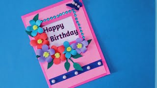 Greeting cards latest design handmadeHandmade card  birthday card  how to make birthday card 🎂 [upl. by Rocco105]