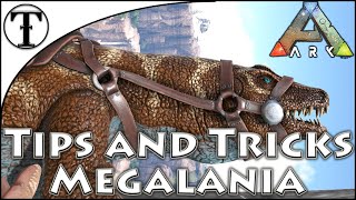 Fast Megalania Taming Guide  Ark  Survival Evolved Tips and Tricks [upl. by Airlia]