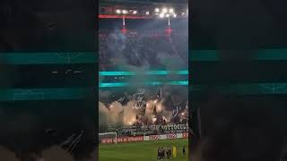 Gladbach in Frankfurt 2Runde DFB Pokal Choreo [upl. by Anikas394]