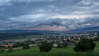 15 Juli 2024  Gewitter Schälchlihoger Urdorf  1935  2020  2050  2227 Uhr [upl. by Elocyn]