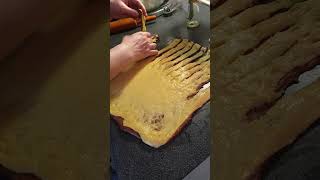 Cozonac cu mac cu aluat oparit Tiktok viral food patisserie recipe cuisine cake fyp [upl. by Resaec251]