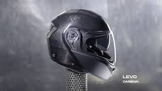 CABERG LEVO Carbon  HELMET VIEW 360° [upl. by Delmor291]