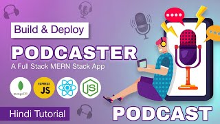 Build 🚀 Full Stack Podcaster Web App  React  Node JS  Express JS Mongo DB Tailwind CSS [upl. by Nosreffej]