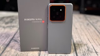 Xiaomi 14 Pro Titanium  Unboxing and First Impressions [upl. by Silvano]