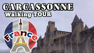 Carcassonne  Walking Tour  FRANCE 🇫🇷 [upl. by Montague]