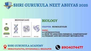 Day  30 in Biology Chapter BIOMOLECULES [upl. by Lasser]