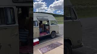 Ridgeway state park reservoir vanlife lake vwbus volkswagen classiccars sup [upl. by Greff188]