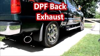 4quot Delete Pipe vs Full Exhaust  67 Powerstroke [upl. by Anette]