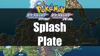 Pokemon Diamond amp Pearl  Where to get Splash Plate [upl. by Namlas]