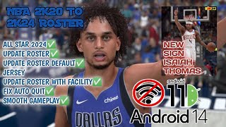 NBA2K20 TO 2K24 ROSTER NO NEED F1VM NEXT GEN V39 DEREK LIVELY EDITION [upl. by Hoeve]