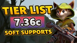 Soft Support Tier List  Dota 2 736c [upl. by Remat]