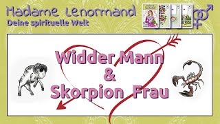 Widder Mann amp Skorpion Frau Liebe und Partnerschaft [upl. by Emyaj627]