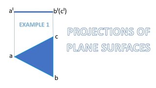 PROJECTION OF PLANES EXP1 TRIANGLEENGG GRAPHICS  LEARN AND DRAW [upl. by Leitman463]