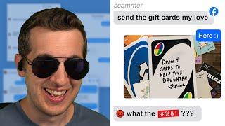 Sending Facebook Scammers The Wrong Gift Cards [upl. by Candra]