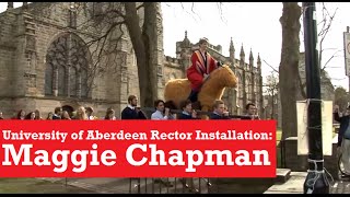 University of Aberdeen Rector Installation  Maggie Chapman [upl. by Francesca]