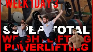 13 SPLIT JERK CUES  Clarence Kennedy Supertotal Program [upl. by Anaher604]