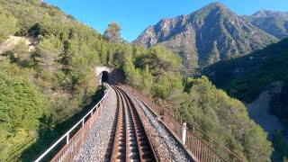 ★ 4K 🇫🇷 Nice  Tende cab ride France 092021 Führerstandsmitfahrt Tendebahn [upl. by Kermy]