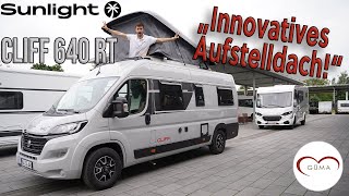 🤩 Camper Van Neuheit 2022  Sunlight Cliff 640 RT Adventure Edition  Aufstelldach Revolution [upl. by Marjory]