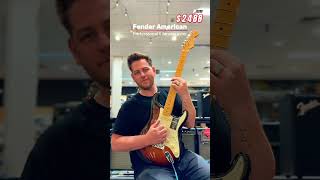 Which Fender guitar sounds better Player VS American Professional II 🎸 whichisbetter fender [upl. by Janicki197]