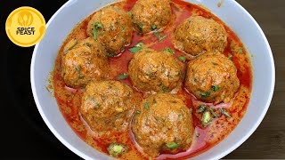 KOFTA CURRY RECIPE  MEATBALL CURRY RECIPE  MUTTON KOFTA CURRY [upl. by Roban]