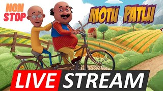 🛑LIVE 🎞️🎥 3 Hours Non Stop Motu  Patlu  मोटू पतलू  motupatlu motupatlukijodi motupatlucartoon [upl. by Sikleb735]