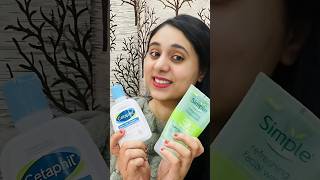 Best Facial Wash Of All Time Cetaphil Vs Simple Face Wash bestfacewash viral ytshorts shorts [upl. by Nolyaj]