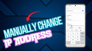How to Manually Change The IP AddressGatewayDNS on Galaxy S24 [upl. by Nwavahs]