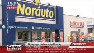 Braquage du Norauto de Roncq [upl. by Maretz]