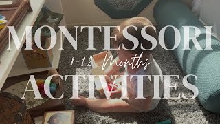 Montessori Activities 812 months improve fine  gross motor skills amp language development part 22 [upl. by Bernita]