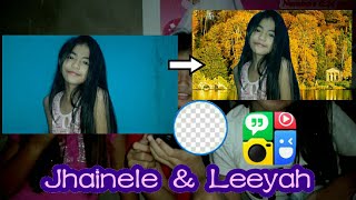 How to change photo background using Background Eraser and Photo Grid Tagalog [upl. by Yraccaz956]