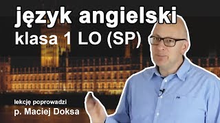 Język angielski  klasa 1 LO SP Pytania rozłączne i pytania typu reply questiones [upl. by Aikaz87]