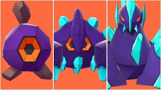 FULL ROGGENROLA EVOLUTION TEAM Shiny Roggenrola Shiny Boldore Shiny Gigalith [upl. by Aenea]