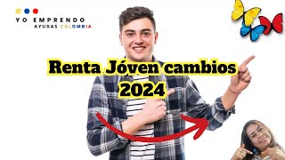 Renta joven Requisitos inscripción y cuanto pagan Cambios 2024 [upl. by Aman]