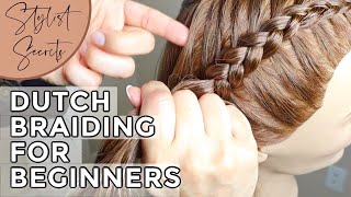 How To Dutch Braid For Beginners [upl. by Lussi820]