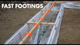 Forms for Footings and Reusing Materials [upl. by Tnecniv]