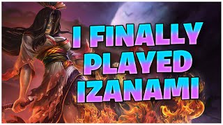 I FINALLY PLAYED IZANAMI  S11 SMITE RANKED [upl. by Kcirredal623]