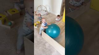 He Super Sized the Kid’s Toy 🤣 baby triplets dad diy mom cute [upl. by Aiht460]