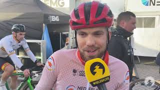 Joris Nieuwenhuis werd ziek tijdens WK veldrijden 2023 in Hoogerheide  WIELERFLITS [upl. by Eugenio]