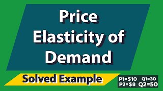 Price Elasticity of Demand Point Method [upl. by Northrup874]