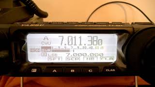 Yaesu FT891 vs Yaesu FT897 CW No filters [upl. by Breeze]