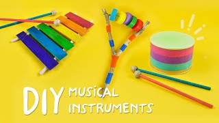 DIY Musical Instruments Craft You can do anytime  Part 2 [upl. by Narut]