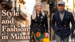 Stunning Italian Street Fashion Discover Milan’s Best Fall Looks Luxury Fashion VLOG [upl. by Anuala]