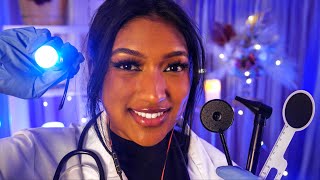 ASMR  Full Doctor CheckUp Scalp Check Eye Exam Ear Cleaning Medical Roleplay for Sleep [upl. by Yssej]