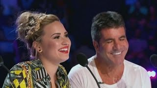 Demi Lovato and Simon Cowell  Funniest moments on The X Factor  Season 3 38 LEGENDADO [upl. by Nelan325]